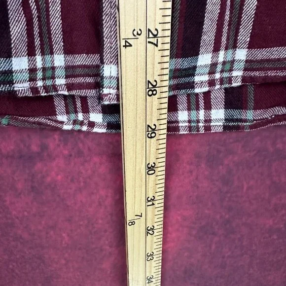 ST. JOHN'S BAY MEN'S CLASSIC FIT COTTON FLANNEL SHIRTPLAID PATTERN, SIZE S SMALL - Picture 8 of 11